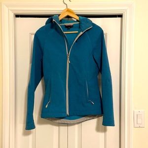 Blue raincoat